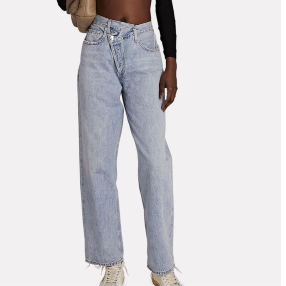 AGOLDE Criss Cross Upsized Jeans in Denim. Women’s size 31